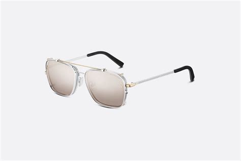 dior singlasses with nose clip|CD Diamond S4U Gray and Beige Mirrored Square Sunglasses.